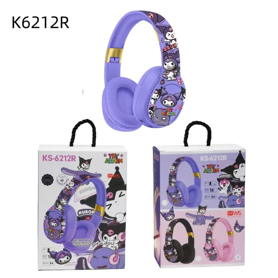 

KS-6212 Детские Bluetooth Мультяшные Беспроводные Накладные Наушники KS6212 синий