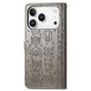 For iPhone 17 Pro Max Case Flip Wallet Leather Phone Cover with Cute Cat Dog Pattern