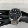 Used CITIZEN Citizen Atessa Eco Drive Radio Watch Men's Watch Black Dial Working Good Condition