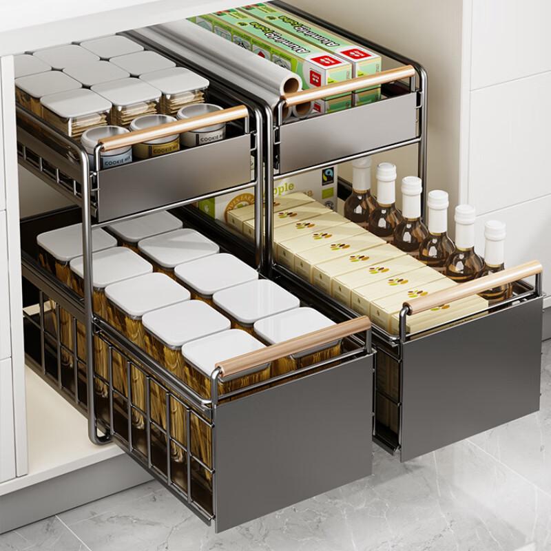 Under-Sink Pull-Out Cabinet Organizer