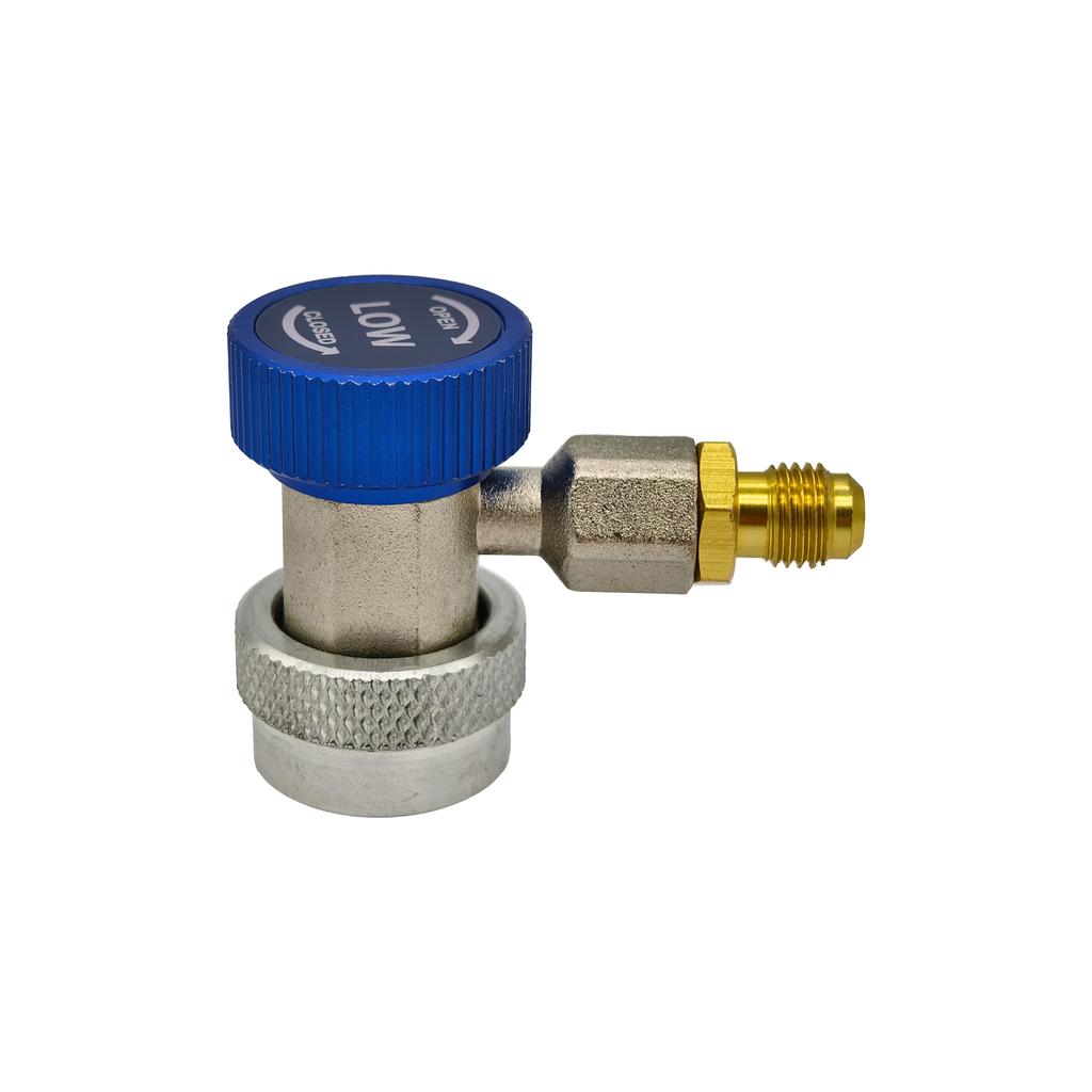 Freon R134a Cylinder Adapter Gas Injector Adjustable Low Connector Voltage Quick Release Hose Adapter Air Conditioning Installat