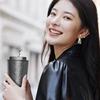 Thermal Insulated Coffee Travel Mug with Lid Leakproof Titanium Liner Tumbler for Hot And Cold Drinks