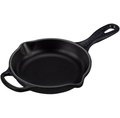 Cast Iron Skillet/serving Skillet Le Creuset Signature, Round, 16 Cm, Matte Black (20182160000422)
