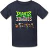 Kid's Vintage Plants Vs Zombies T-Shirts Size L Navy by Mjensen