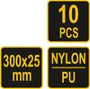 Velcro Band 300Mm 10 Pcs. 73853 Vorel
