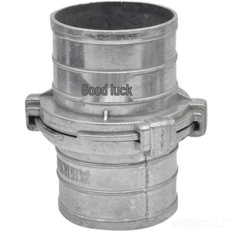 Aluminum Alloy Two-Jaw Quick Connector for Firefighting Water Hose (No Male/Female, Compatible with Soft Hose and Live Connector)