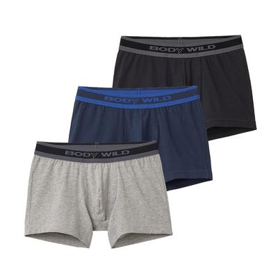 Gunze Boxerky 3-balenie Boxerky Spodná bielizeň 9A M [BODY WILD] (Súprava 3) Pánske (3 farby)