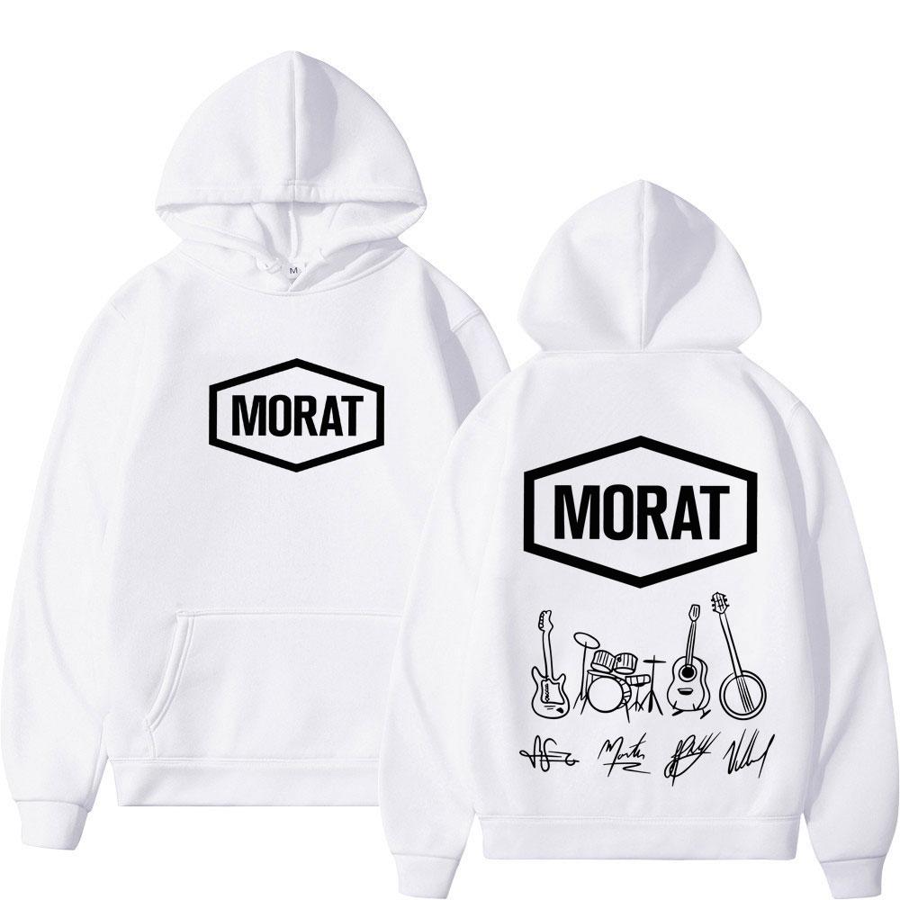 Band Morat Musikalbum 2025 Merch Bedruckte Hoodies Herren Damen Mode Sweatshirts Gothic Punk Fleece Lockere Pullover Streetwear