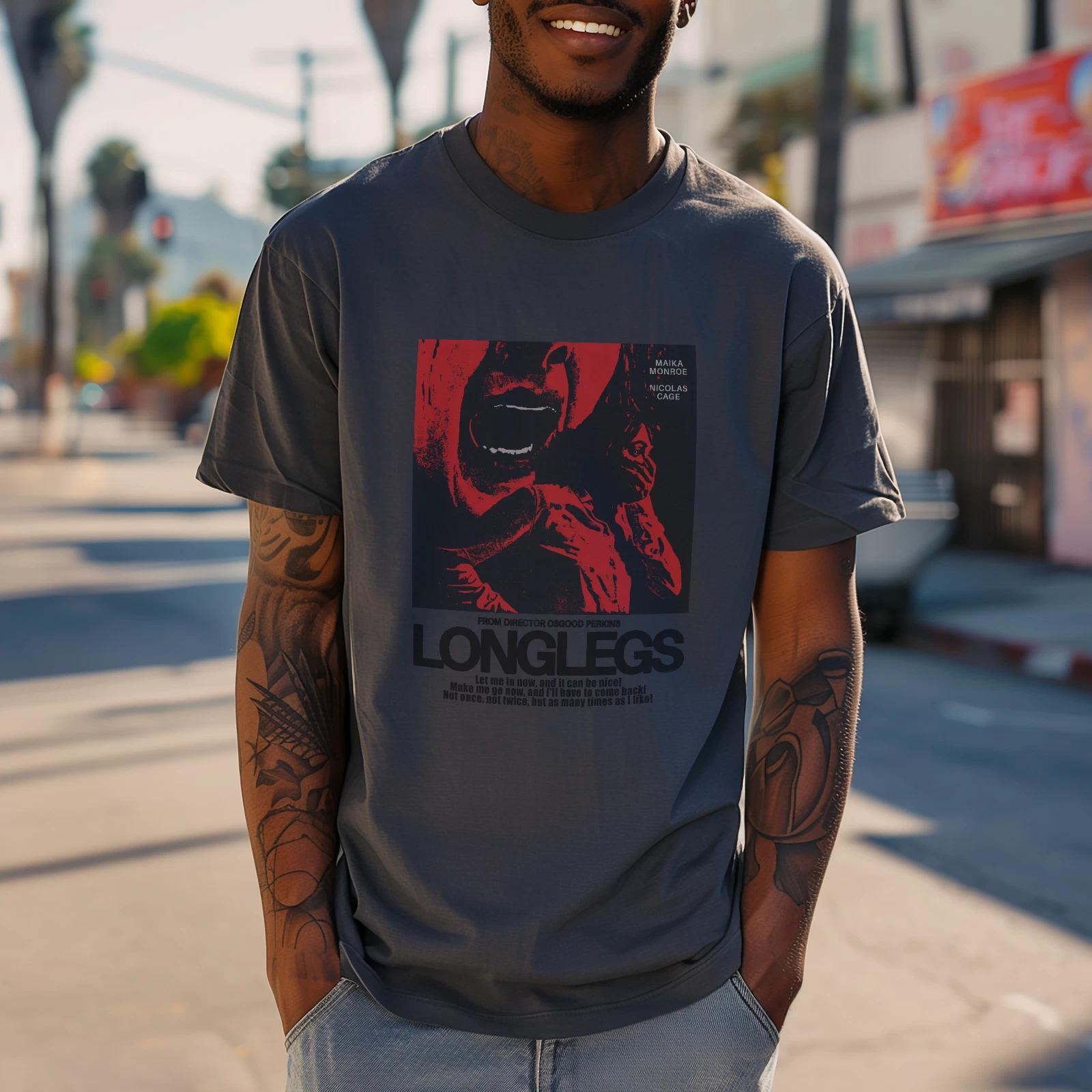

Longlegs T shirt, Horror Tee, Nicolas Cage, Maika Monroe, Osgood Perkins L