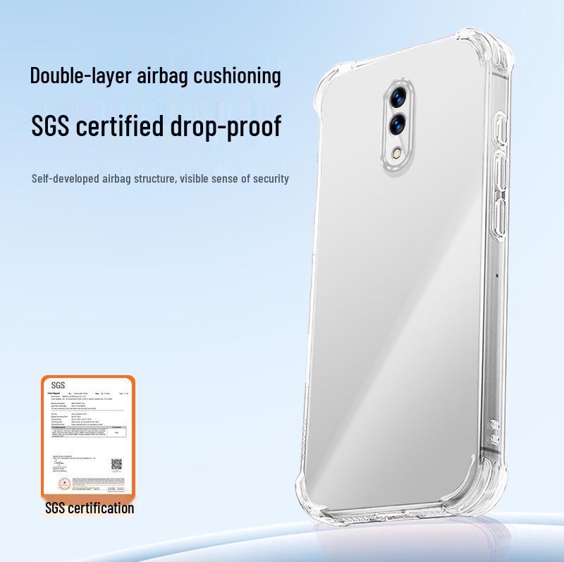 Compatible OPPO K3 and Realme X Transparent Airbag TPU Phone Case