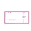 NEW 1/2PCS 31*16cm Bling Rhinestone License Plate Frame - Women's Crystal Car Frame Holder Accessories License Plate Covers Frames 6