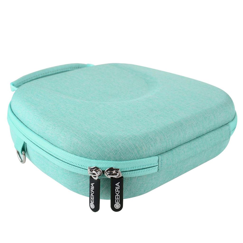 Geekria Case Shield Headphone Case, Compatible Hard Case for Travel, Hard Shell Case for Apple AirPods Max, with Storage Pouch (Green)