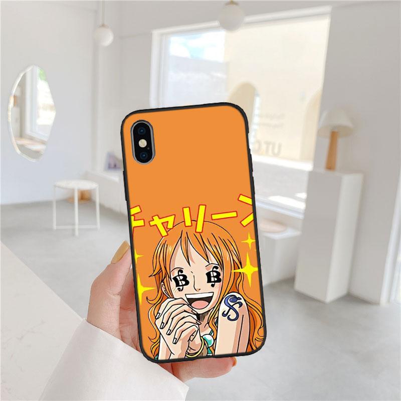 One Piece Luffy Nami Soft Shell Phone Case for OPPO A40 A60 A80 A15 A16 A16K A12 A17 A17K A54 A54S A53 A53S A55 A56 A57 A98 F23
