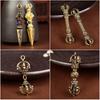 Brass Vajra Pestle Keychain and Car Pendant Ornaments