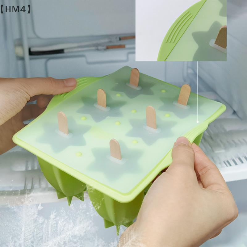 Popsicle Molds 6 Pieces Popsicle Molds Silicone BPA Free Ice  Easy Release Popsicle Mold 6 Sticks Ice Easy Release Mold