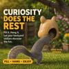 Funny Big Head Squirrel Feeder Hanging Animal Face Feeder for Outdoor Patio