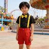 HTPARY Mouse Costume Includes and Bow Perfect for or as a Gift for Amusement Parks Kids' 3-Piece Set, Shirt, Pants, Tie, Halloween, Christmas,