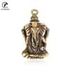 Copper Cute Animal Elephant Statue Buddha Statue Keychains Desktop Decoration Ornaments Metal Brass Crafts Figurines Miniatures