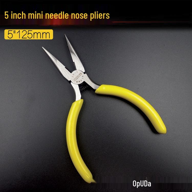 

Набор многофункциональных плоскогубцев Opuda: Мини Острогубцы, Диагональные Кусачки, Плоскогубцы с Изогнутыми Губками, Плоскогубцы, Съемники Стопорных Колец 5-inch Mini Pointed Nose Pliers (Bulk)