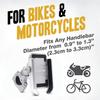 Aluminum Motorcycle Bike Handlebar Mount 360° Holder For GPS Mobile Cell Phone
