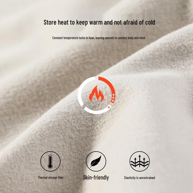Pioneer Camp Men's Fleece-lined Thermal Long-Sleeve Base Layer