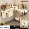 Wall-Mounted Punch-Free Kitchen Organizer Rack