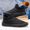 Winter Men Snow Boots Velvet Warm Fur Integrated Cotton Shoes For Men Casual Thick-Soled Heightening High-Top Boots Botas Hombre
