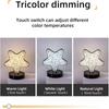 USB Rechargeable Crystal Night Light Dimmable Desk Light New Beside Lamp