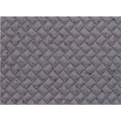 N Gauge 2512 Stone Pattern Stone Wall A (diagonal Stacked Granite)