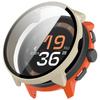PC+Tempered Protective Case Anti-Scratch Full Coverage Screen Cover Bumper Protector Shell for Suunto Run