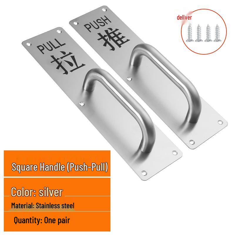 Thickened Stainless Steel Handle for Front, Cabinet, Sliding, and Wardrobe Doors