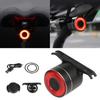 Bike Taillight IP64 Waterproof Rear Light USB Rechargeable LED Brake Light, Cycling Ridings Safety Taillight