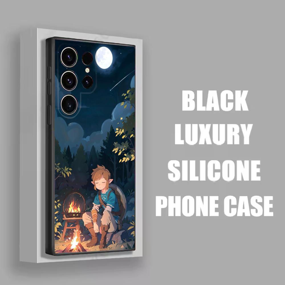 The Legend of Z-Zelda Phone Case For Samsung S25,S24,S21,S22,S23,S30,Ultra,S20,Plus,Fe,Lite,Note,10 Black Soft Shell