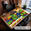 Fantasy Adventure Theme Custom Mouse Pad Personalized With Name Text Customized Desk Mat For Office Home Decor
