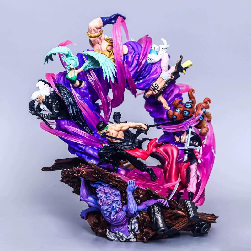 ONE PIECE Emperor Vice Yama Ghost Island LS Throne Sauron figure, statue model ornament gift straw hat group Luffy