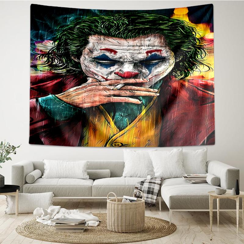 Jo-ker's Dark Saga Quick-Dry Tapestry Hanging for Bedroom,Livingroom, Playroom,Decor Art Room Wall Tapestry Holiday and Birthday Gifts