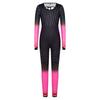 Girls Long Sleeve Cross Cutout Back Yoga Sports Bodysuit Dance Unitard Kids Full Length Dots Print Rhythmic Gymnastics Jumpsuit