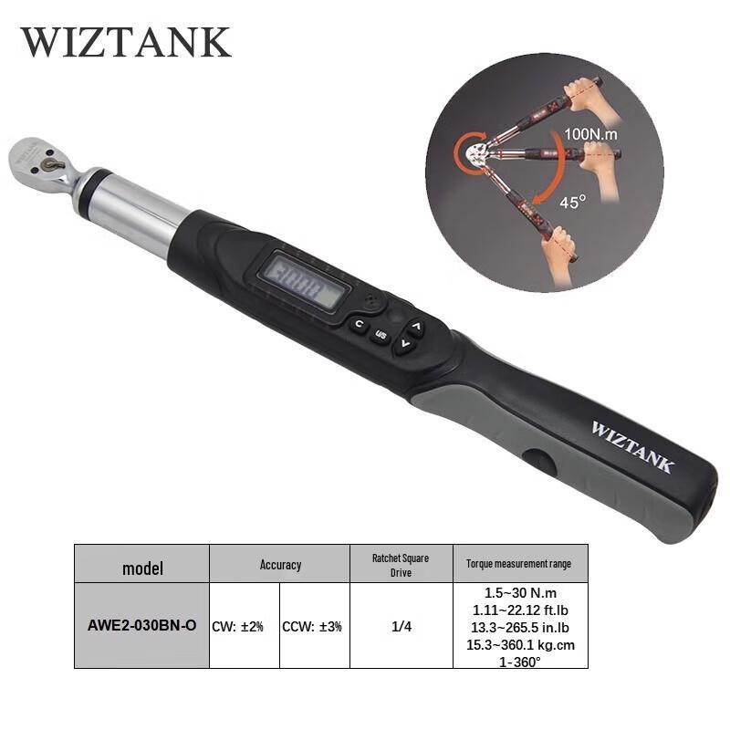 WIZTANK Digital Angle Torque Wrench
