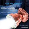 Rechargeable High-Lumen Headlamp with Long-lasting Lithium Battery for Outdoor Activities