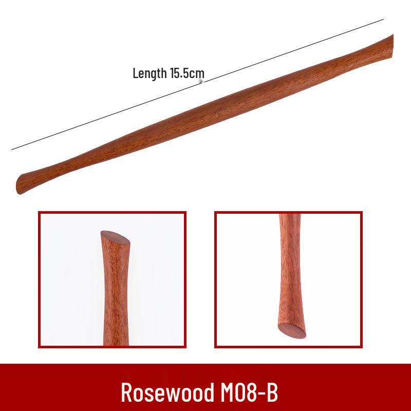Rosewood Clay Modeling & Carving Knives Set - 7-Piece Pottery Sculpting Tools for Fine Detailing