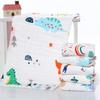 Cotton Towel Smooth Quick-dry Long Square Six-layer Baby Cotton Square Towel for Home