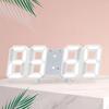 3D LED Table Alarm Clock - Displays Date & Temperature | Decorative Digital Clock for Home, Kitchen & Office