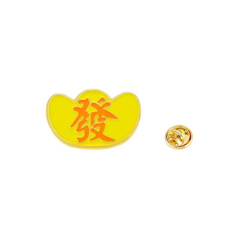 Zinc Alloy Enamel Dropping Brooch, Cute Cartoon Lucky Panda Snake Pattern 2025 Year of the Snake, New Year Festival Decorative Lapel Pin Badge
