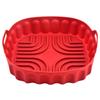 High Temperatures Resistant Silicone Baking Tray for Air Fryers Nonstick Oven Mat Microwave Chicken Pans Accessories