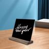 8Pcs Small Chalkboards with Wood Stand Double Sided Message Board Sign Table Number Food Sign for Wedding Party