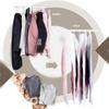 Transparent Hanging Vacuum Storage Bags Foldable Clothes Clothing Dustproof Cover  Clothes