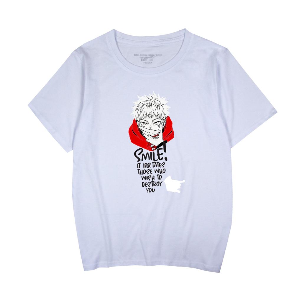 Jujutsu Kaisen Cartoon Tshirt Hip Hop Men Women Anime Print Top Tees Tshirts Fashion Summer T-shirt