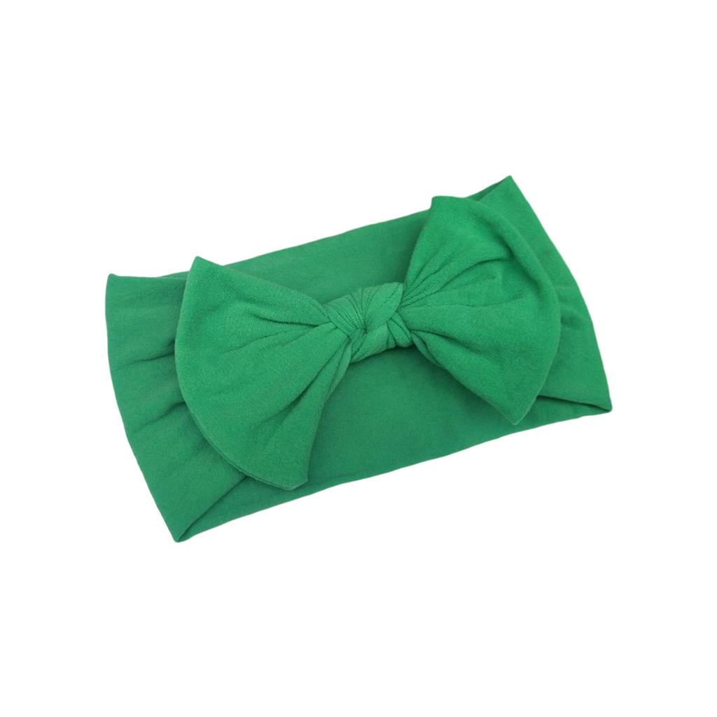 Soft Nylon Baby Hair Bows Gentle Elastic Headbands For Infants Toddlers Multi Color Options
