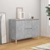 VidaXL Buffet Concrete Grey 101x35x70 Cm Engineered Wood 806107