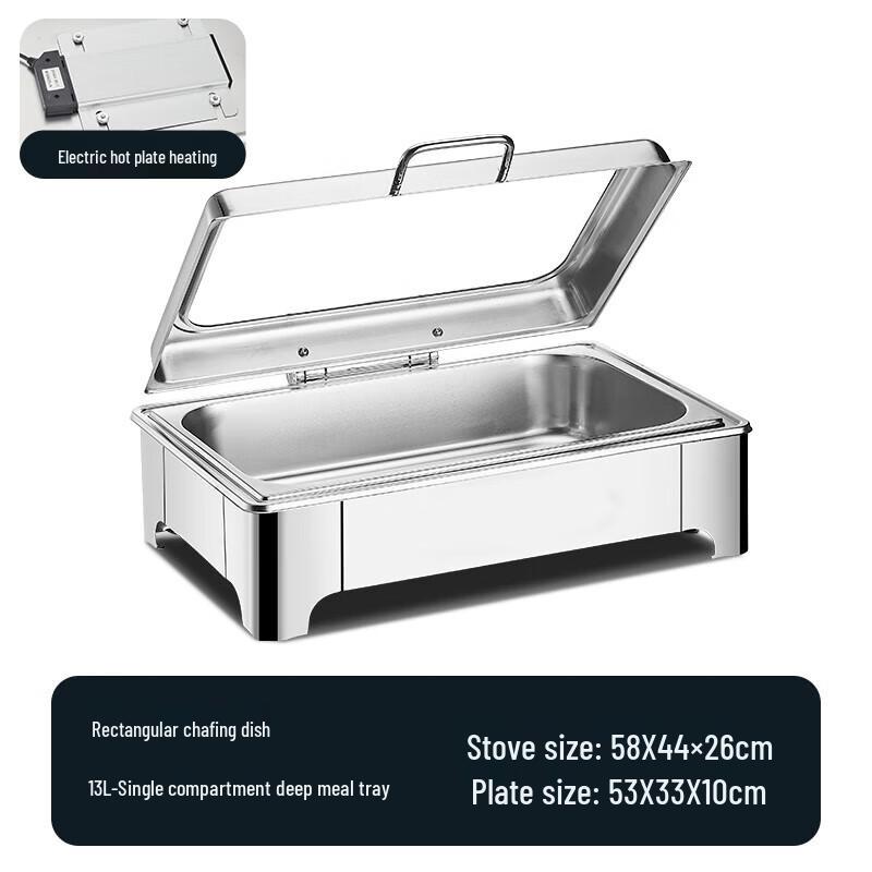 Huanto Digital Hydraulic Visual Buffet Food Warmer